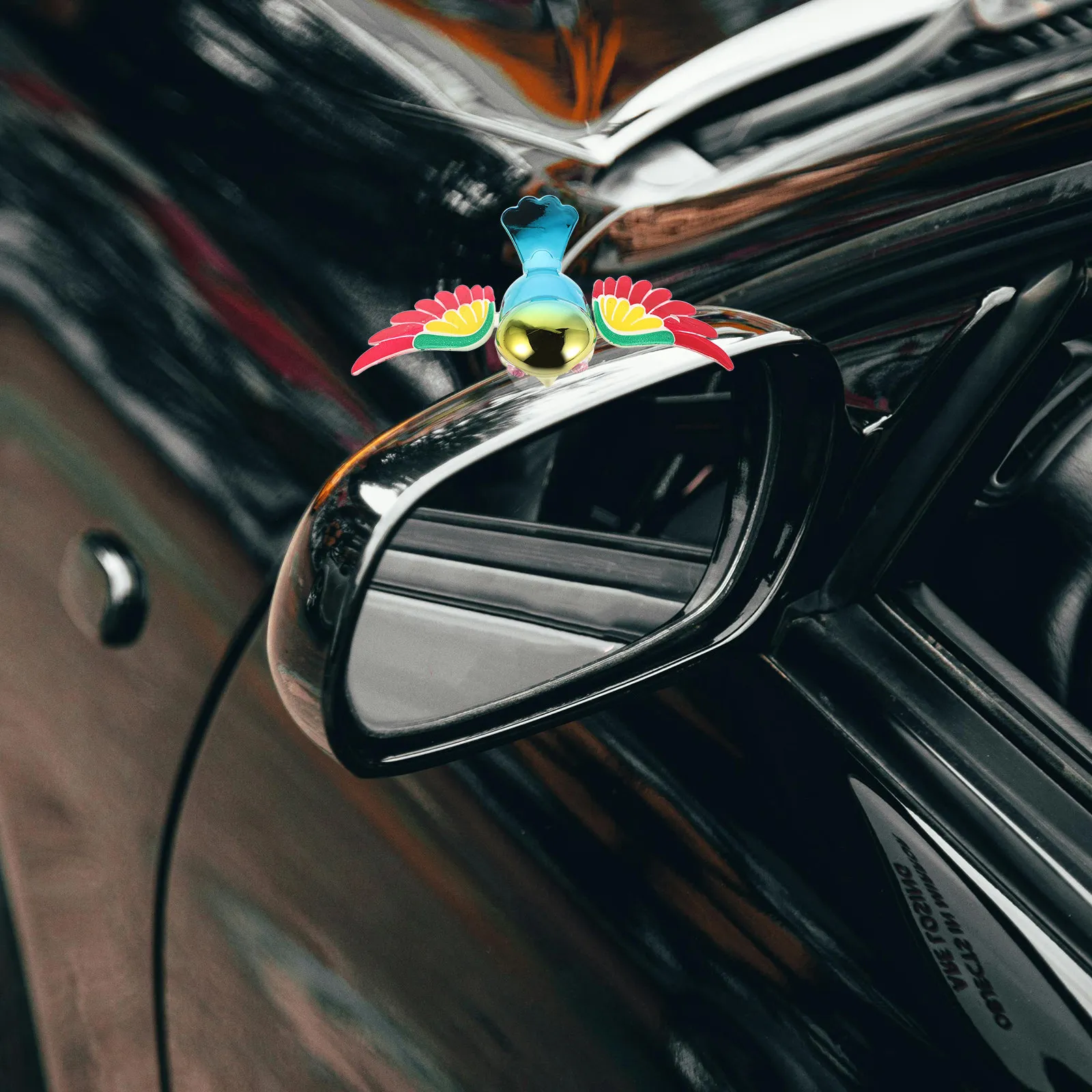 

Набор из 4 декоративных птиц для автомобиля: на ветру машущие крылья, украшение на зеркало заднего вида и приборную панель