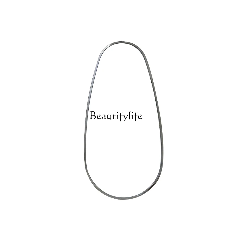

Wall-mounted full-body special-shaped floor-to-ceiling wall-mounted mirror Nordic goose egg fitting mirror
