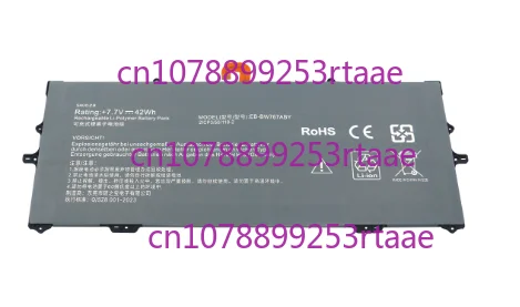 

New EB-BW767ABY Laptop Battery For Samsung DL1M909AD/X-B for GALAXY BOOK S 767XCM SM-W767 SM-W767V 2ICP3/50/118-2 7.7V 40Wh