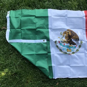 Mexikanische Nationalflagge der Himmel, Polyesterflaggen, mexikanische Flagge zur Dekoration, Mex und MX, 90x150 cm 12 Hauptverkaufsstoff Mexikanischer Druck - №1