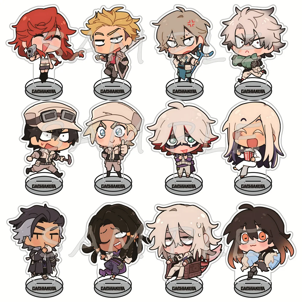 GACHIAKUTA 10cm Acrylic Stand Figures Adventure Explorer Chibi Version Anime Display Ornament Collectible Merchandise Fan Gift