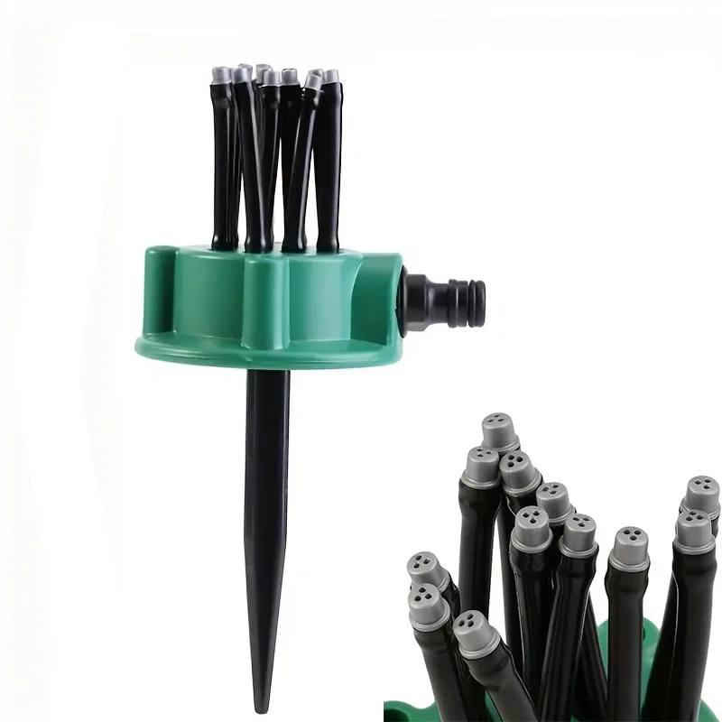 Garden Irrigation Sprinkler 360° Coverage Automatic Rotating Lawn Courtyards Flower Beds Agricultural Irrigation Sprinkler