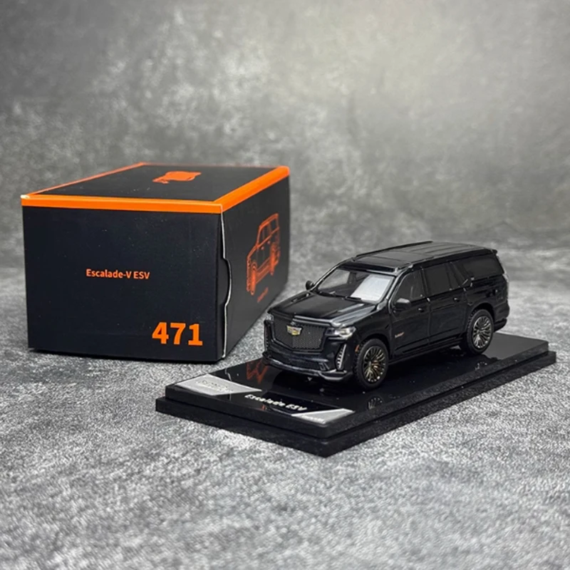 

SHADOW Diecast 1:64 Scale Escalade ESV 2023 Alloy Car Model Toy Automobile Static Souvenirs Collection Gift Display