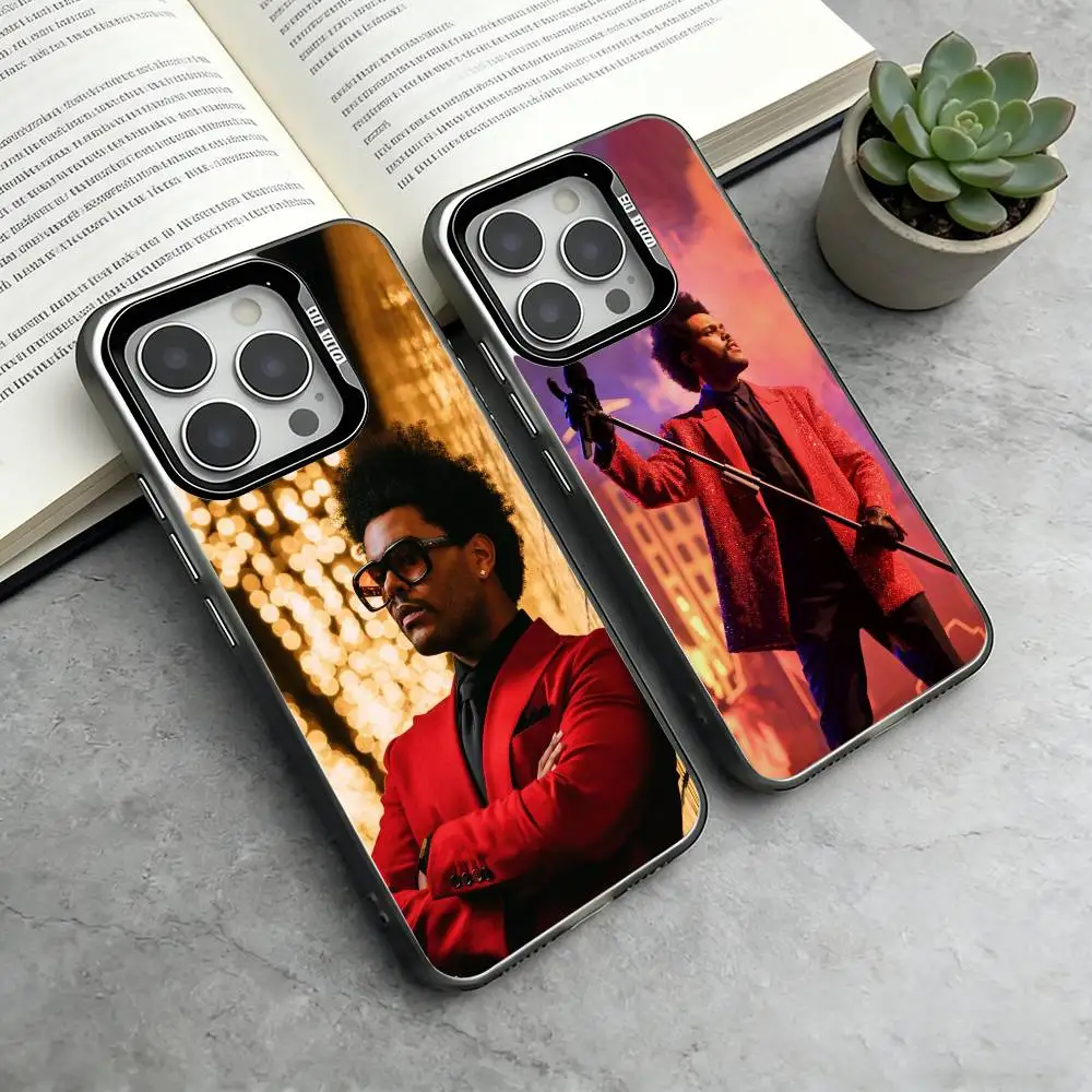 

T-The Weeknd Phone Case For iPhone 17,16,15,14,13,12,11 Plus,Pro Max,XS,Colorful Silver Black Cover