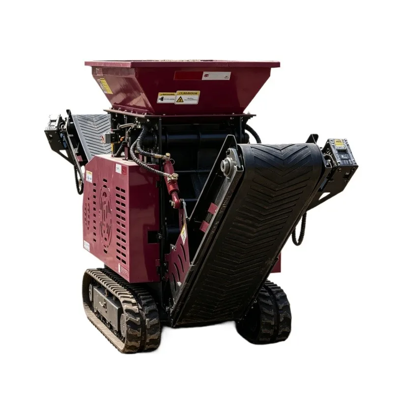 FOB Compact Tracked Mobile Rock Crusher High Output Portable Stone Crushing Plant For Construction Waste Recycling Operation
