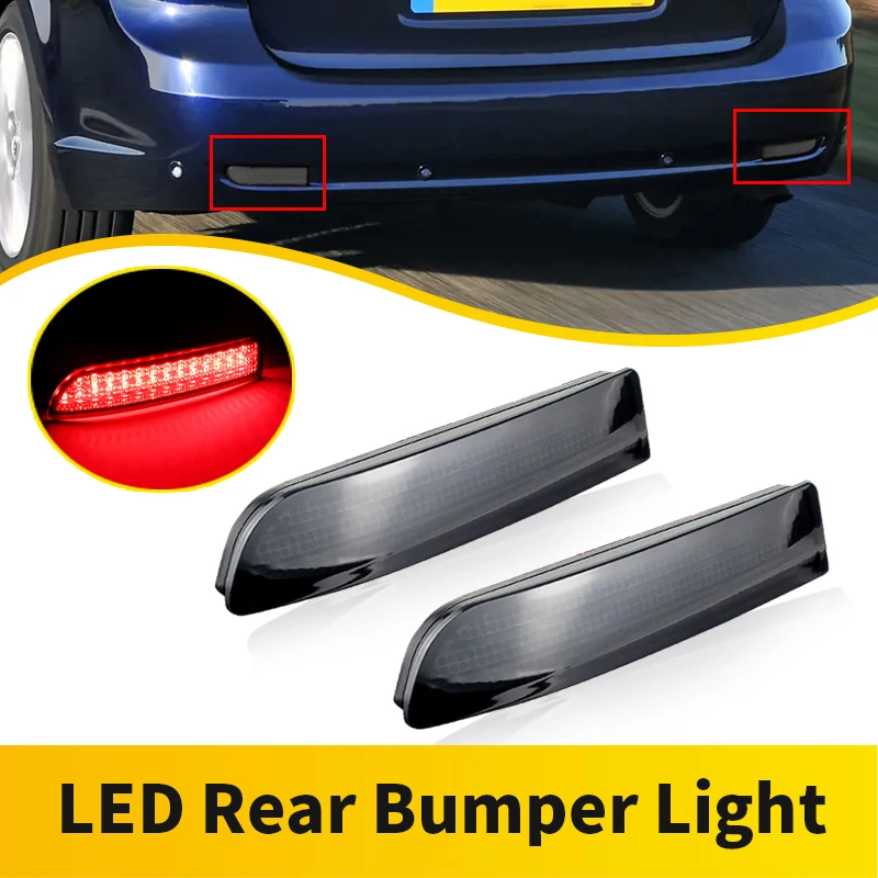 2 قطعة LED المصد الخلفي ضوء لتويوتا RAV4 Vanguard/ACA33W 06-12 أفينسيس صالون 09-11 العقارات/جولة 09-15 الذيل عاكس مصباح الضباب
