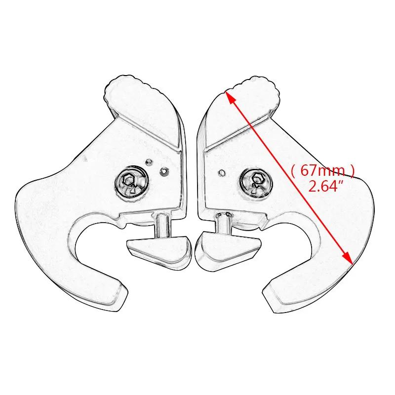Detachable Sissy Bar Backrest Luggage Rack Latch Fit For Harley Electra Road Street Glide Road King Softail Night Train Fat Boy