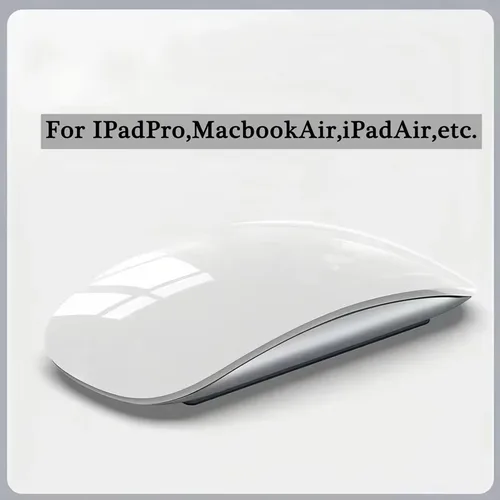 Imagen 1 del producto Ratón Bluetooth inalámbrico ultrafino, recargable, silencioso, multiarco táctil, ratón mágico para ordenador portátil, Ipad, Mac, PC, Macbook