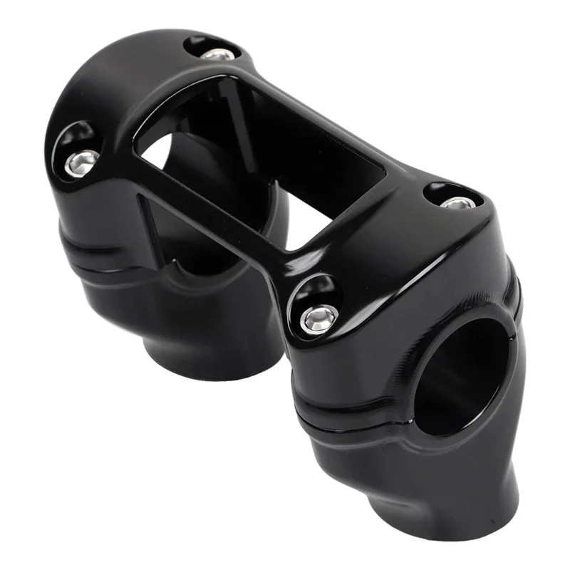 

Top!-For Sportster 883 1200 Softail Dyna Compatible 2" 1 1/4" Handlebar Riser Bar Clamp Set