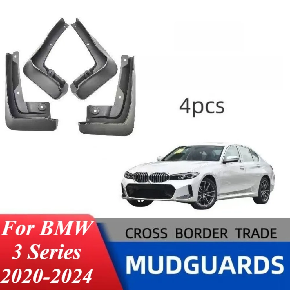 

For BMW 3 Series 2020-2024 Mud Guards Flaps Splash Guards Fenders Set of 4 Premium Car Accessories Exterior Protection Parts