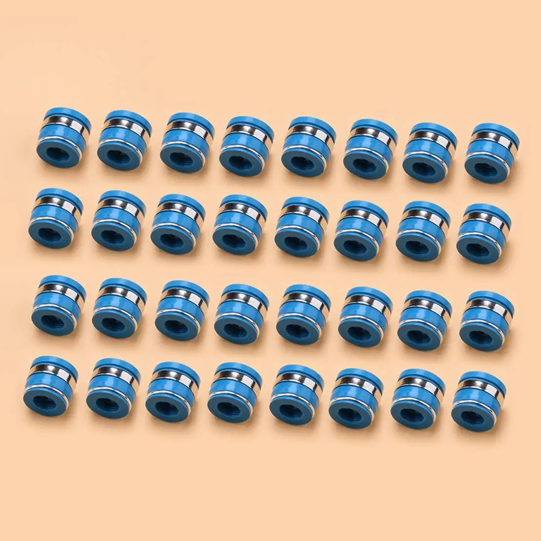 

58012 32 шт. уплотнение штока клапана Viton 11/32 "X .500" подходит для SBC BBC BBF SBF