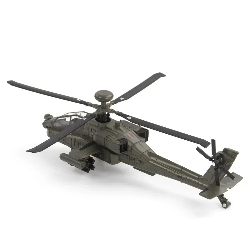 Apache armed alloy helicopter model Display Ornaments Gifts Collection A560