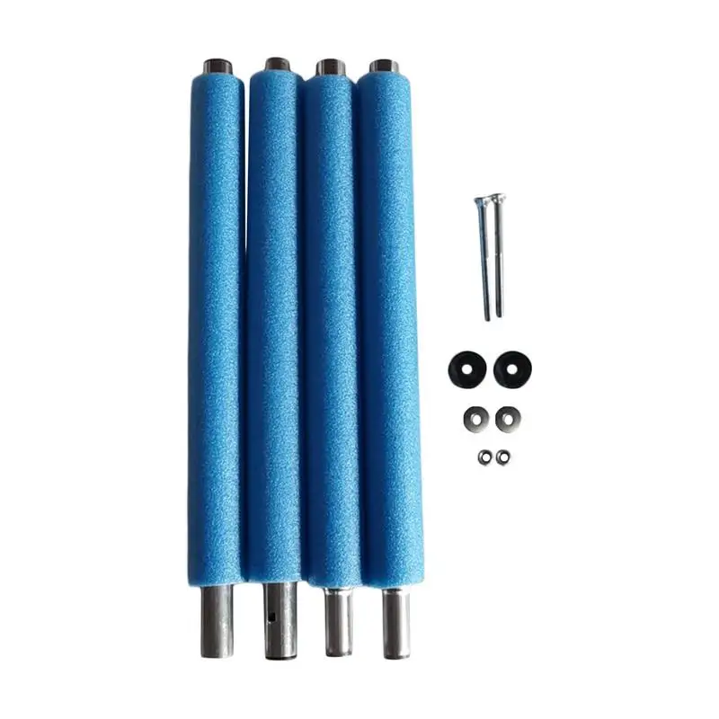 

Trampoline Replacement Pole Heavy Duty Foam Trampoline Poles 4 Pcs Enclosure Straight Tube Steel Poles With Screws Trampoline