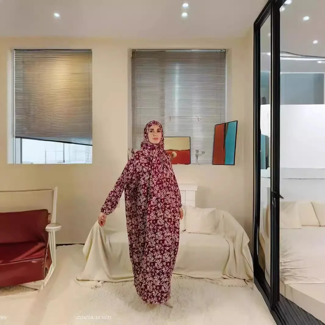 

Мусульманская мода Абая, женский традиционный шарф, молитвенное платье, абая, удобный и дышащий халат с африканским принтом