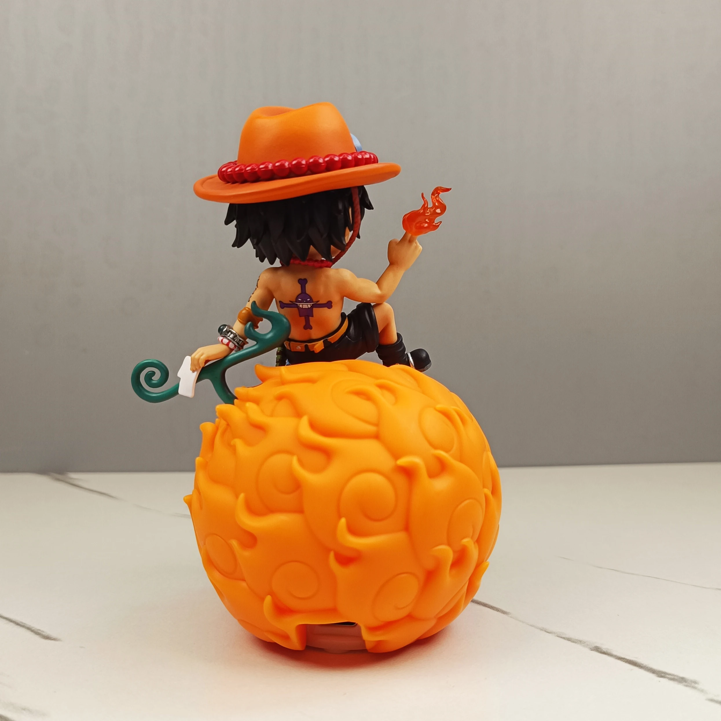 Figurki anime One Piece, 12 cm, Owoc Diabła Ace, figurka akcji, model, lalka, kolekcja zabawek, prezenty