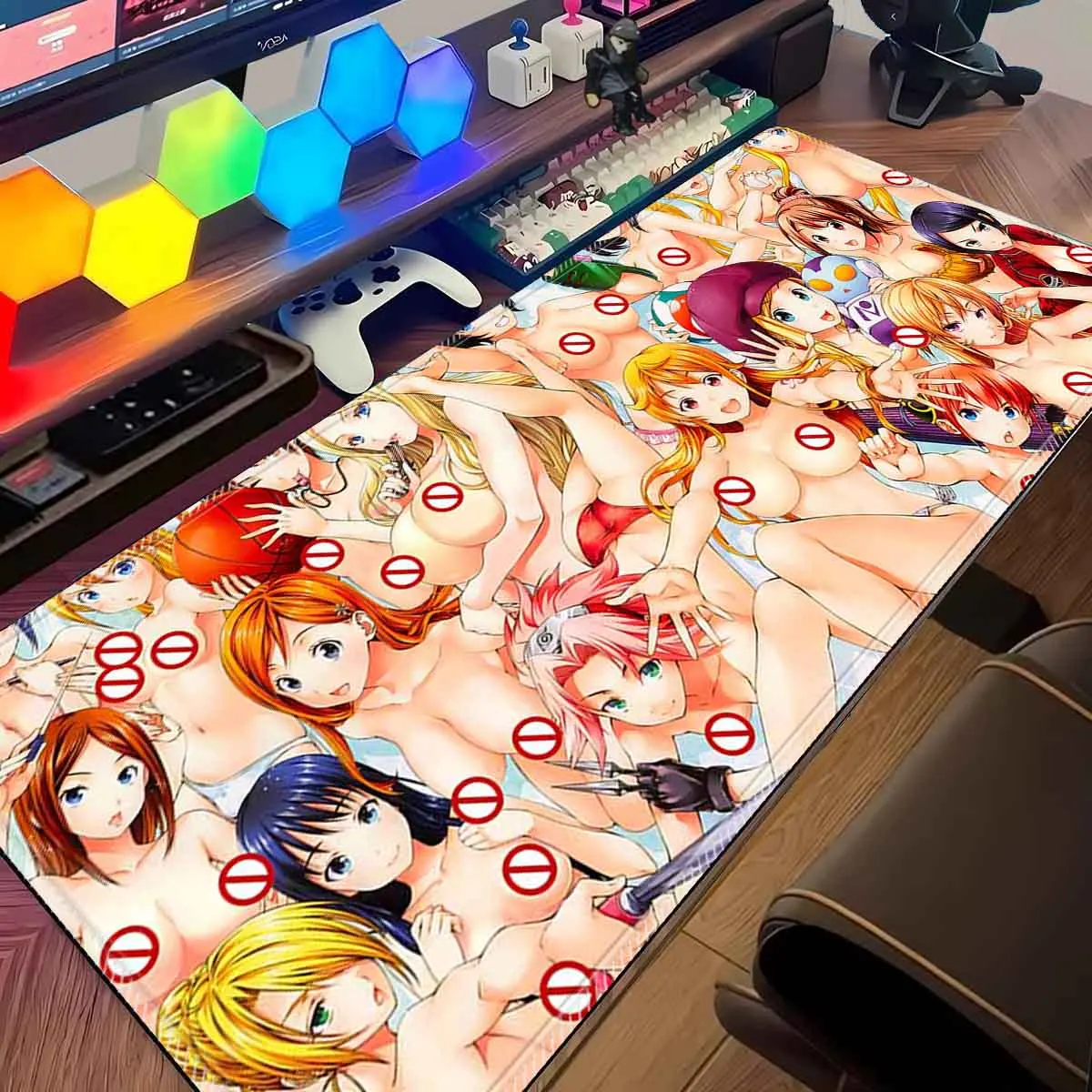 

Large Anime Mouse Pad F_Food W_Wars! MousePad Gamer Keyboard Desk Mat Non-Slip Shokugeki Anime Waifu Sexy Mousepad Desk Mice Mat