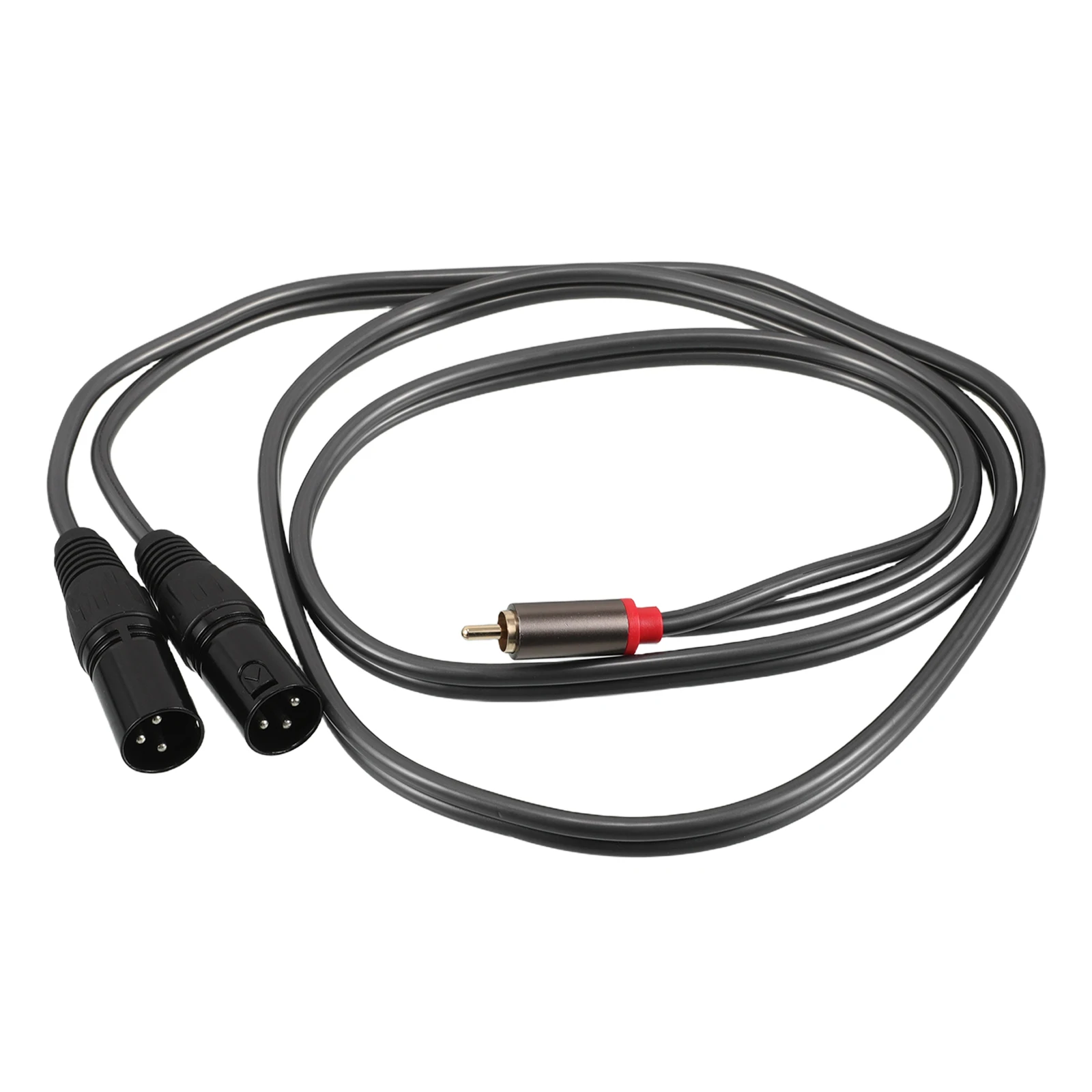 

Male to 2xlr Male Card Audio Cable for Mixer Amplifier Mic Stereo Audio Cord Versatile Balanced Sound Transfer Cable