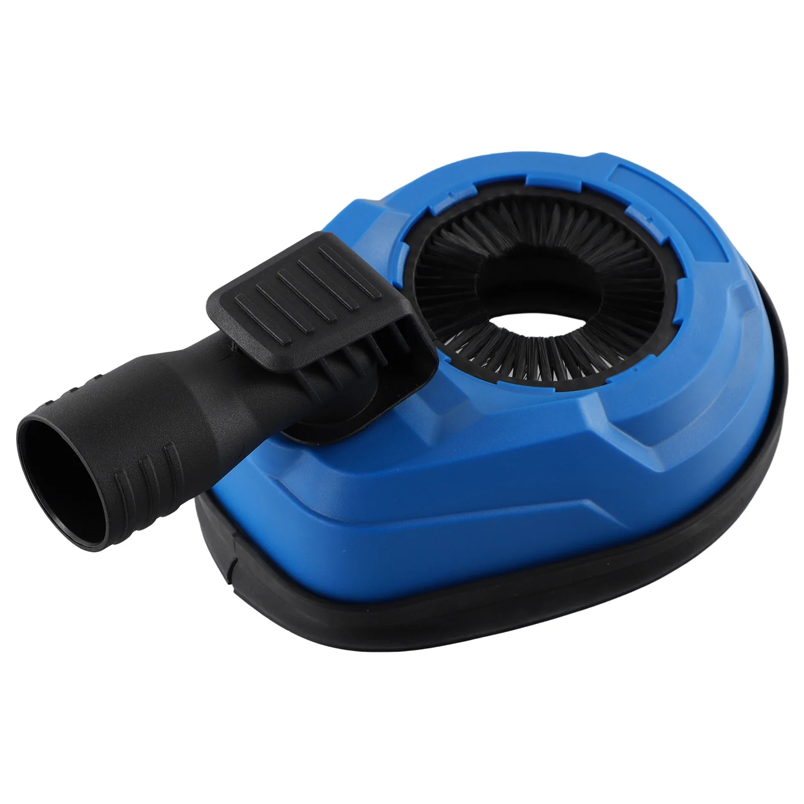 

Vacuum Dust Shroud for Electric Drill with Hose Receiver Swiveling Function for Flexible Hose Positioning and Dust Control