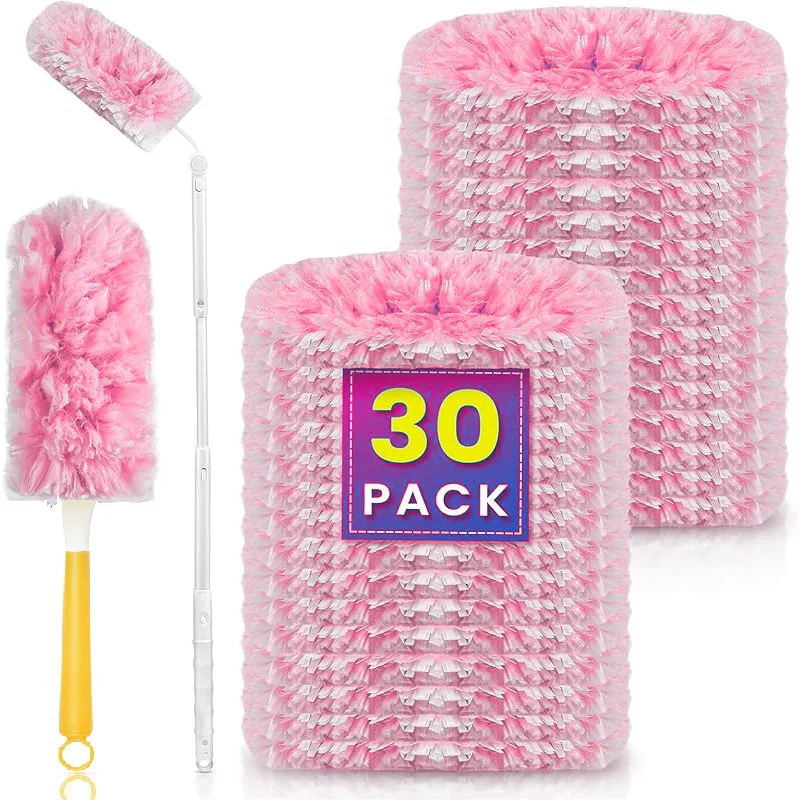 Dust duster suitable for Swiffer's dust removal head 360 dust removal pink