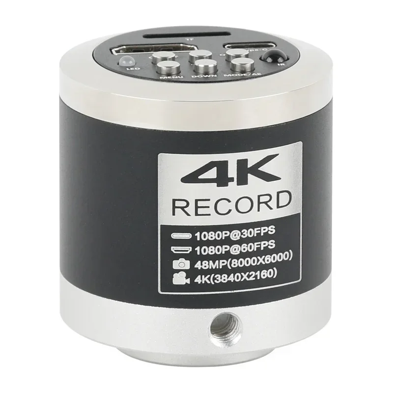 Imagem -02 - Hdmi Usb tf Câmera de Vídeo Eletrônico Microscópio 130x Lente de Visão Ampla para Reparo do Telefone Aquisição de Imagem Igital 4k 1080p 48mp 55mp