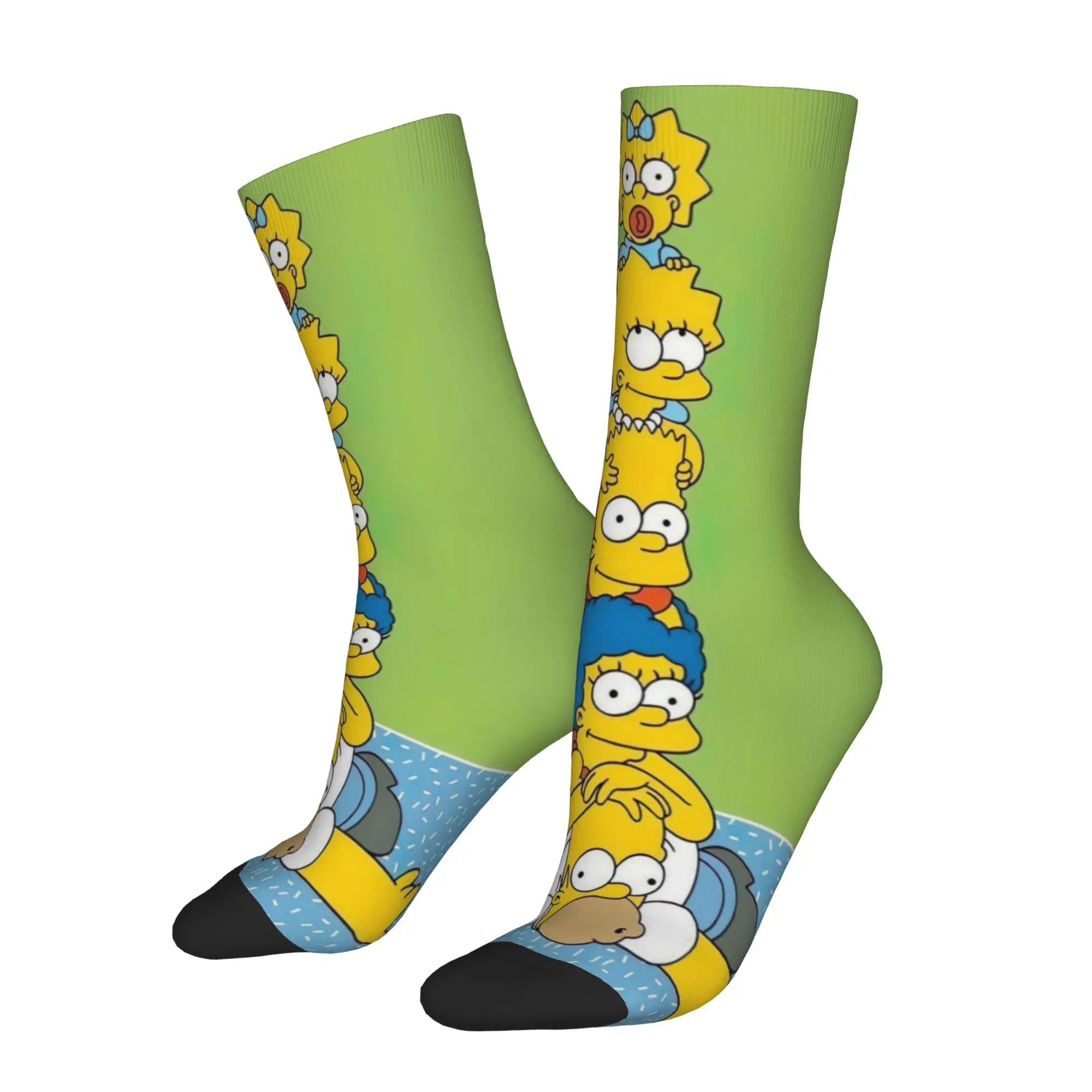 Simpsoneds Crew Socks for Women Men Accessories Spring Autumn Winter  Cotton Crew Socks Sweat Absorbing