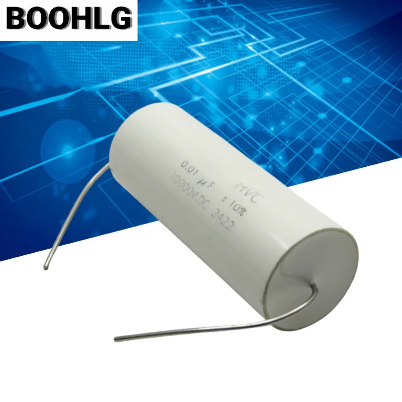 12PCS 0.01uF 10000V DC 103 10KV 10nF 15KV 4000Vac Axial High Voltage Thin Film Capacitor