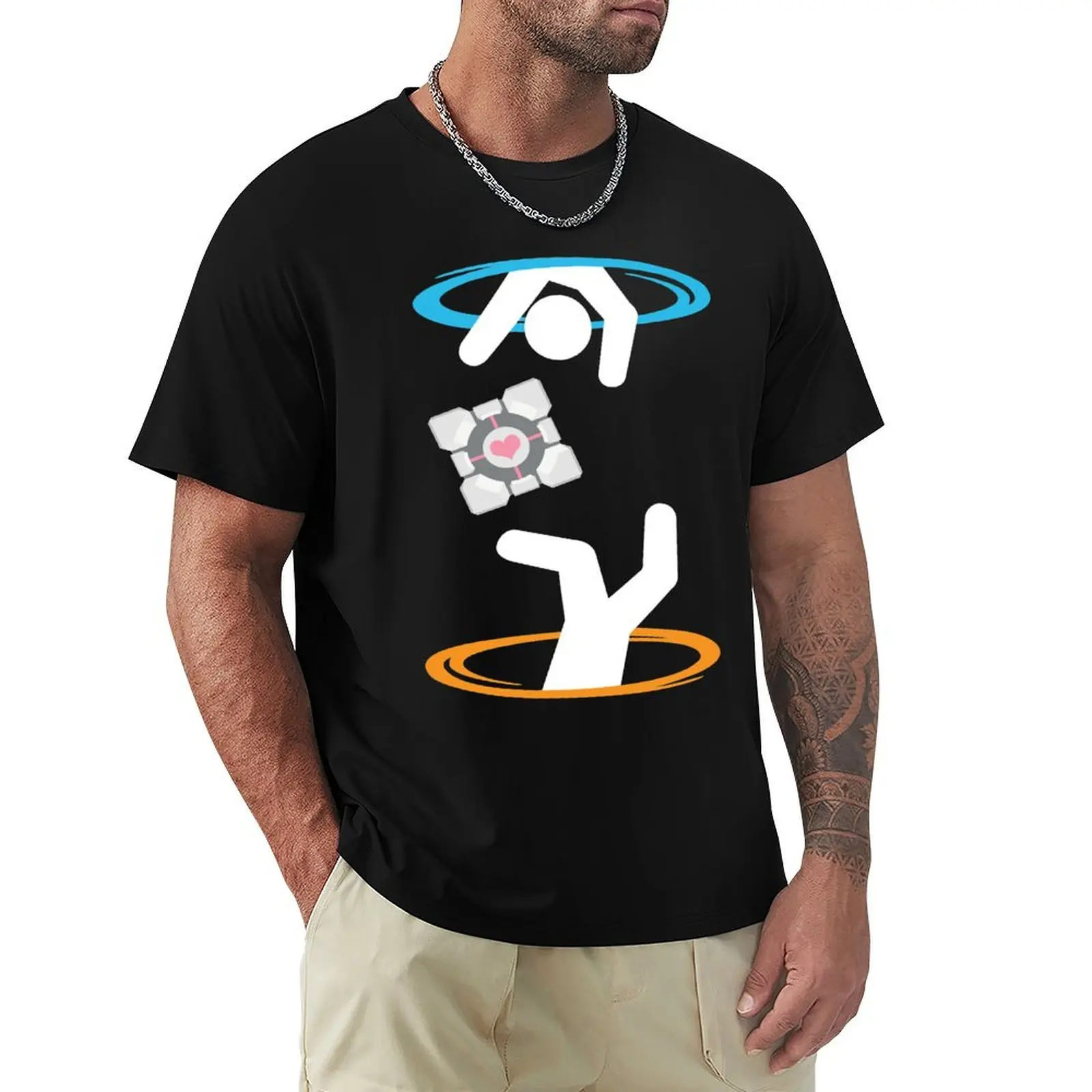 Lose The Companion Cube T-Shirt t shirts with prints T-Shirt