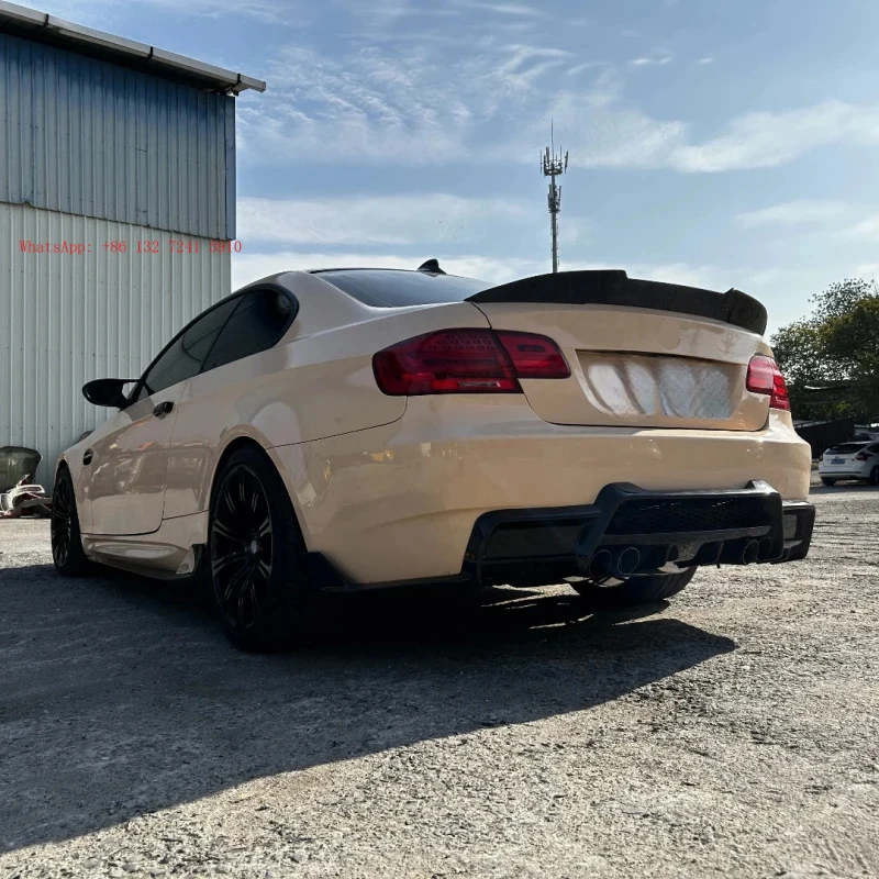 Hongsheng Factory Direct Sales Dry Carbon Spoiler for  E92 E92 M3 Rear Wing Real Carbon Fiber Made