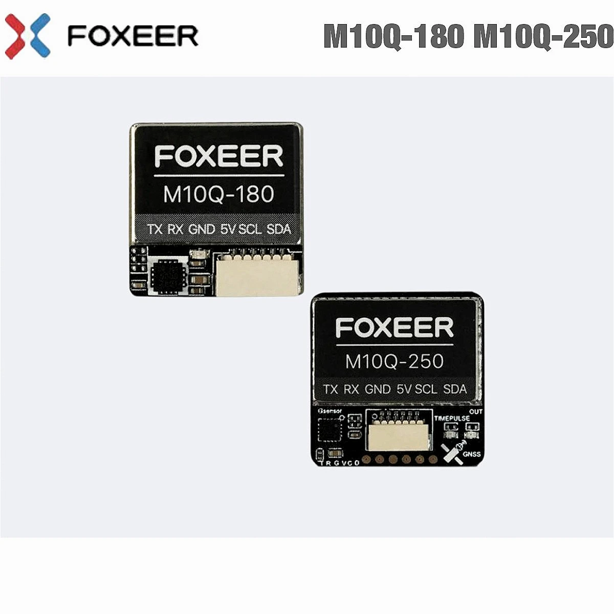 

Foxeer M10Q-180 M10Q-250 M10 Dual Protocol GPS Module Built-in QMC5883 Compass Ceramic Antenna for RC Airplane FPV Long Range