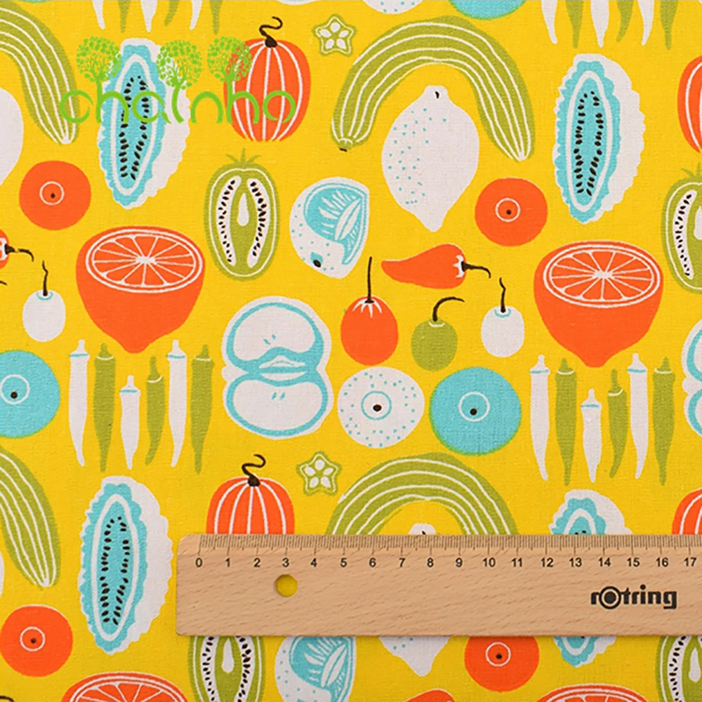 Chainho,Printed Cotton Linen F - Sewing Geotextile Fabric recension och pris