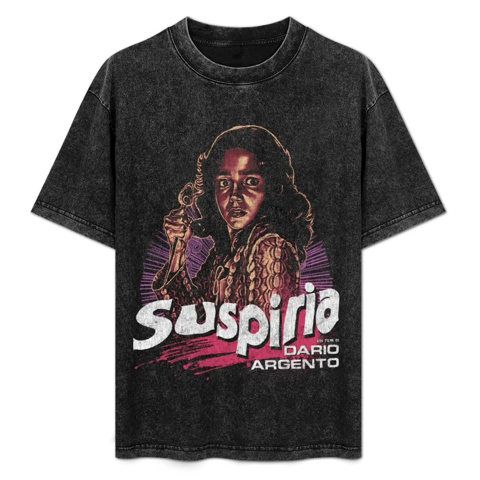 

Suspiria, Dario Argento, Giallo, Italian Horror T-Shirt Stretch Fabric Comfort T-Shirt