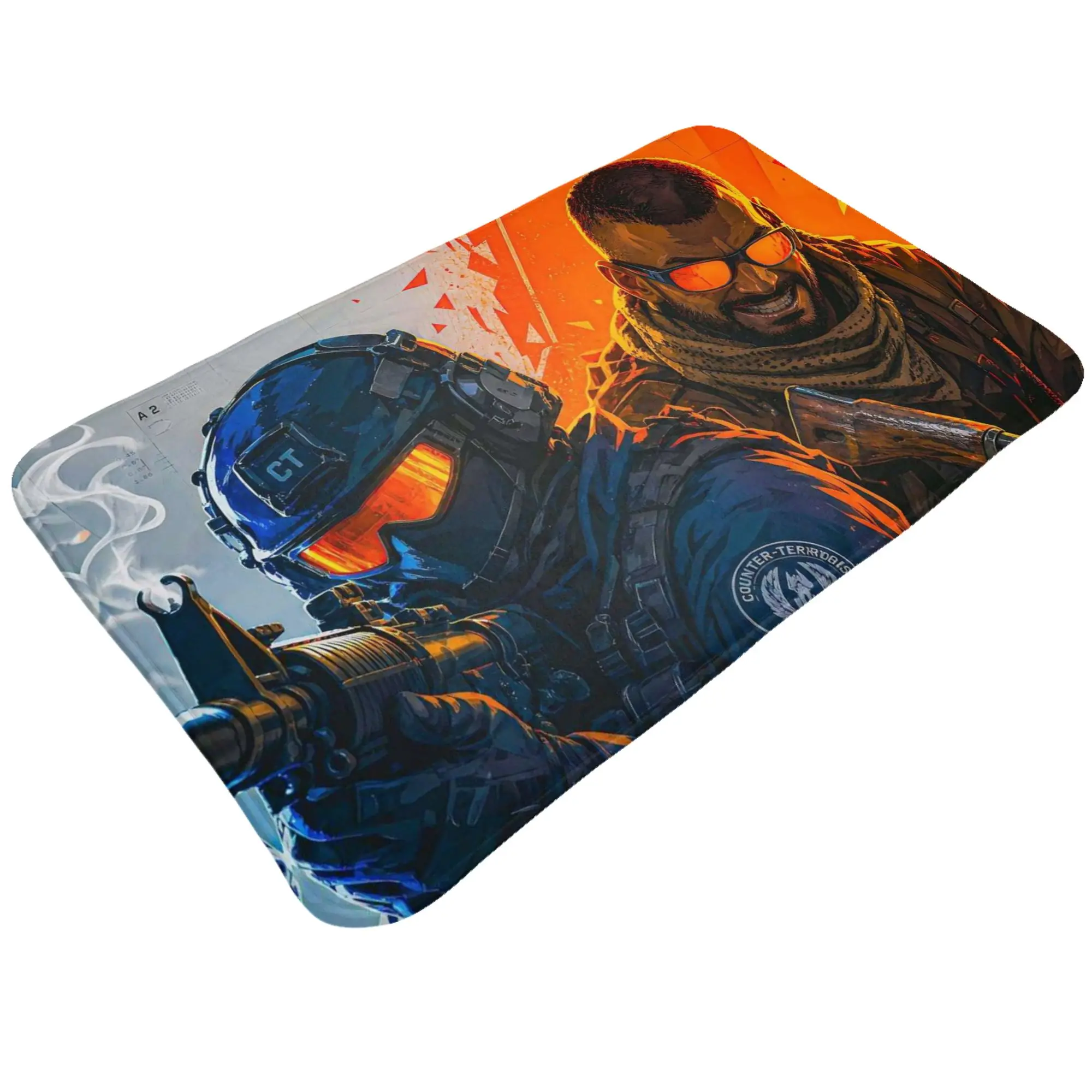 Counter Strike 2 Soldiers Battle Poster Anti-Slip Doormat Kitchen Mat  Welcome ModernDecor