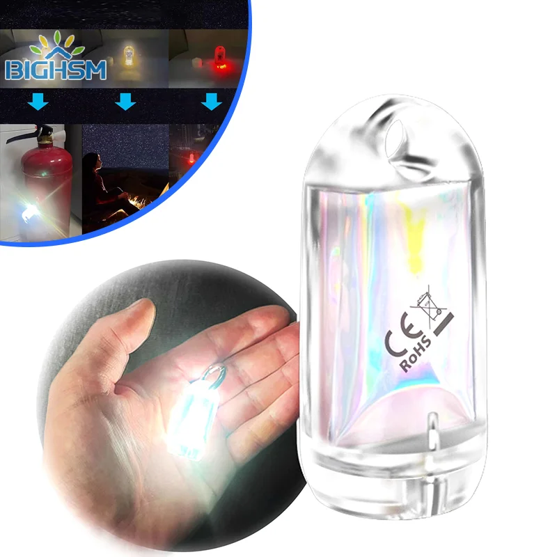 Ultra Mini ไฟ LED USB ชาร์จไฟฉายกันน้ําขนาดเล็กความสว่างสูงพวงกุญแจพ็อกเก็ตสําหรับ Camping Walking