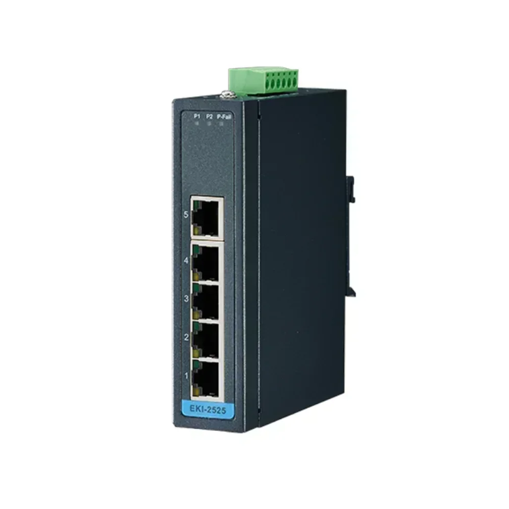

2026 НОВЫЕ горячие продажи Advantech EKI-2525 10/100 Мбит/с 5-портовый POE Fast Ethernet Неуправляемый промышленный сетевой коммутатор Ethernet