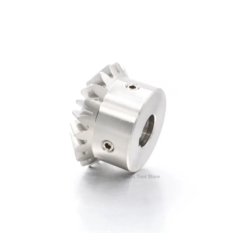 Imagem -05 - Bevel Gear Round Bore Keyway Bore Relação de Velocidade 1:1 20 Dentes 25 Dentes 30 Dentes 90 Graus Mod 304 1pc Aço Inoxidável