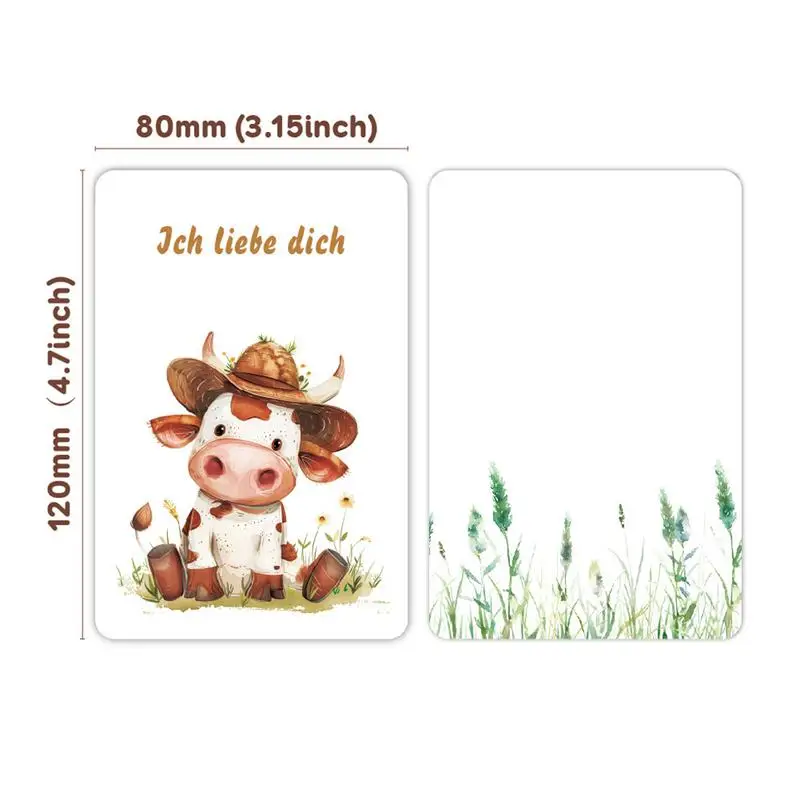 Empowering Cards For Kids 32 German Mindfulness Flash Cards Empowering Quotes Confidence Building Educational Toys Animal Theme