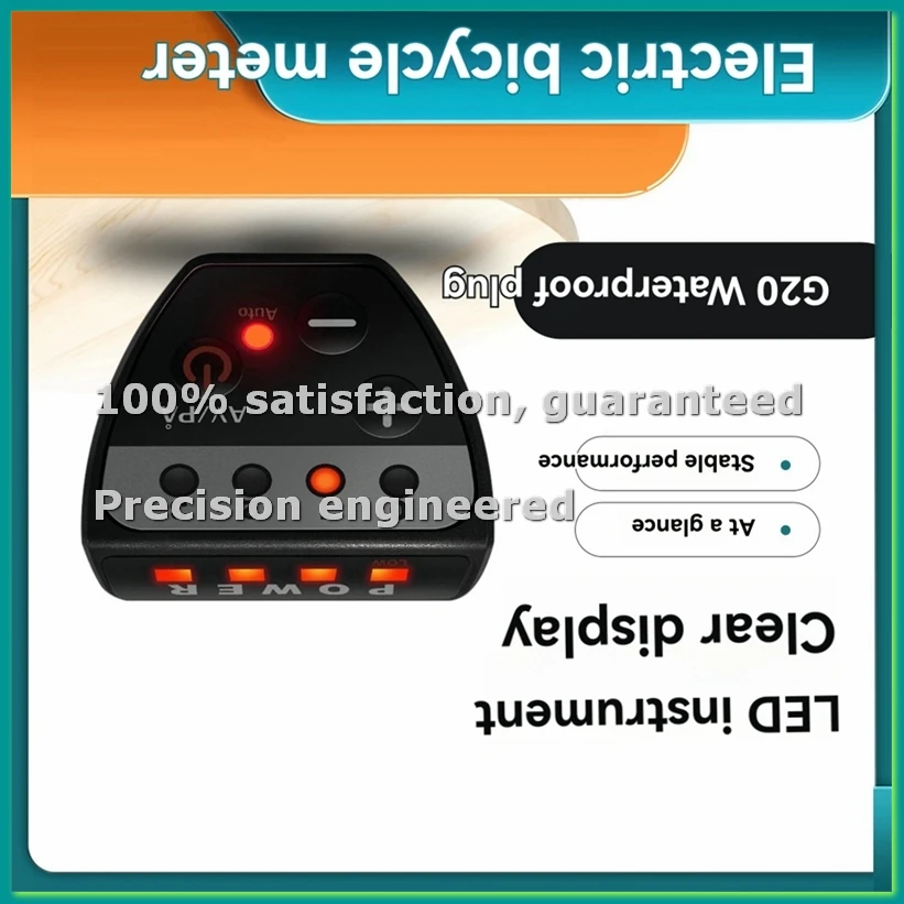 Ebike G20 Display 36V48V 5 Pin Waterproof Connector Display LED Instrument for Electric Bicycle Intelligent Control-VVNB