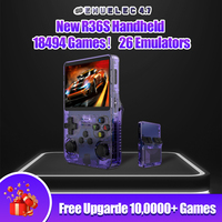 NEW 64G R36S Handheld Retro Video Game Console 18494Games EmuELEC OS for PS1/PSP/SS/DC/N64/NES Emulators Portable Pocket Console