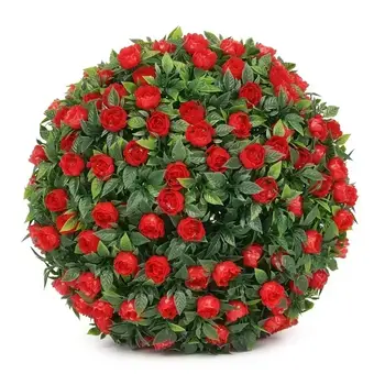 人造懸掛植物 32 吋仿真波士頓蕨塑膠模擬植物,適用於牆壁、房屋、婚禮花圈、室內外裝飾 10 最佳銷售 室內植物 - №4