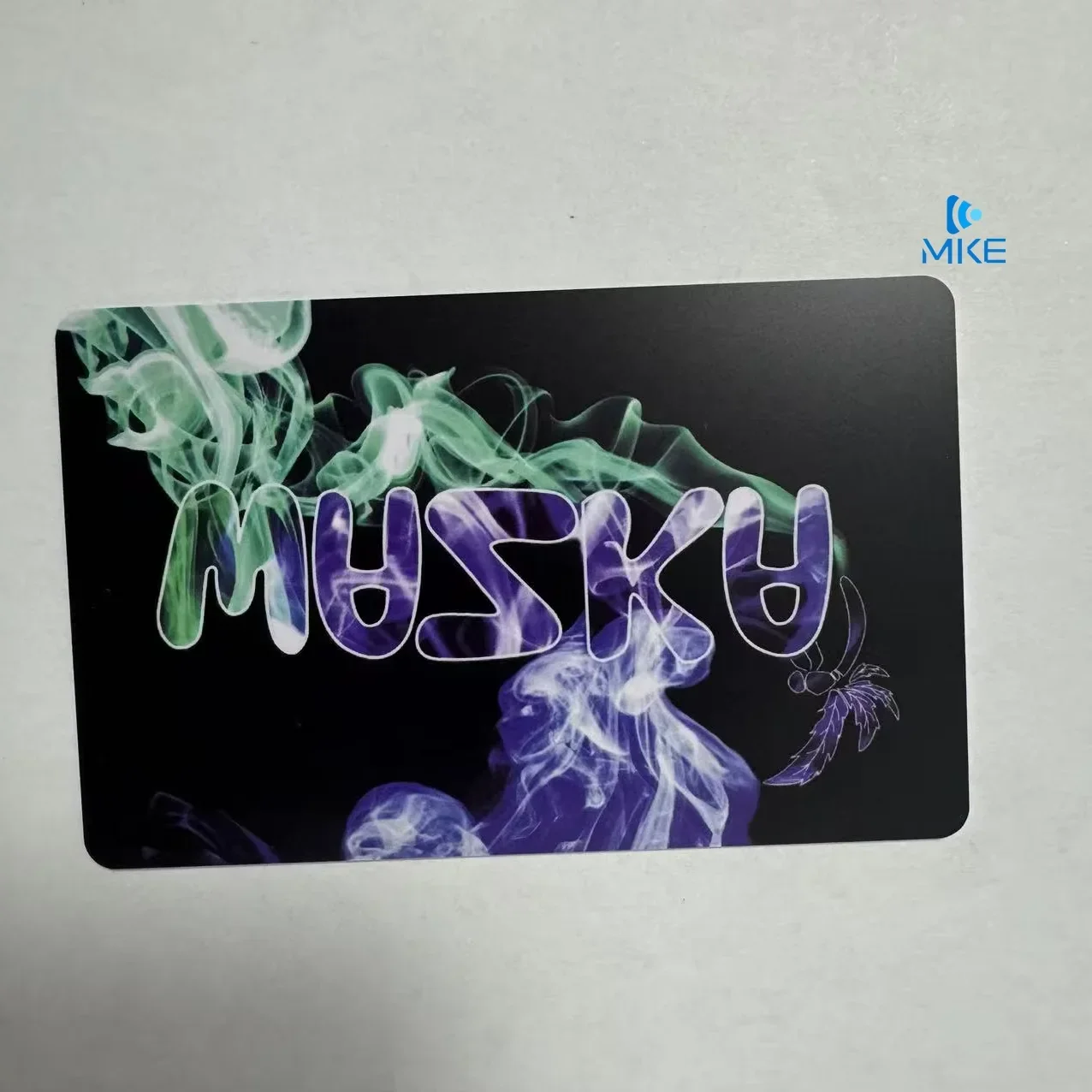 Custom Matt Black Plastic Business Pvc Cards