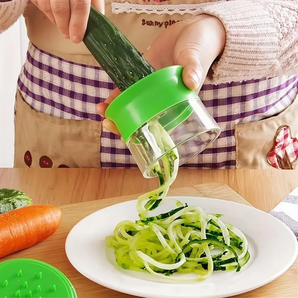 Innovative Adjustable Vegetable Slicer Multifunctional Handheld Fruit Spiral Slicer Easy To Clean Manual Slicer Kitchen Use