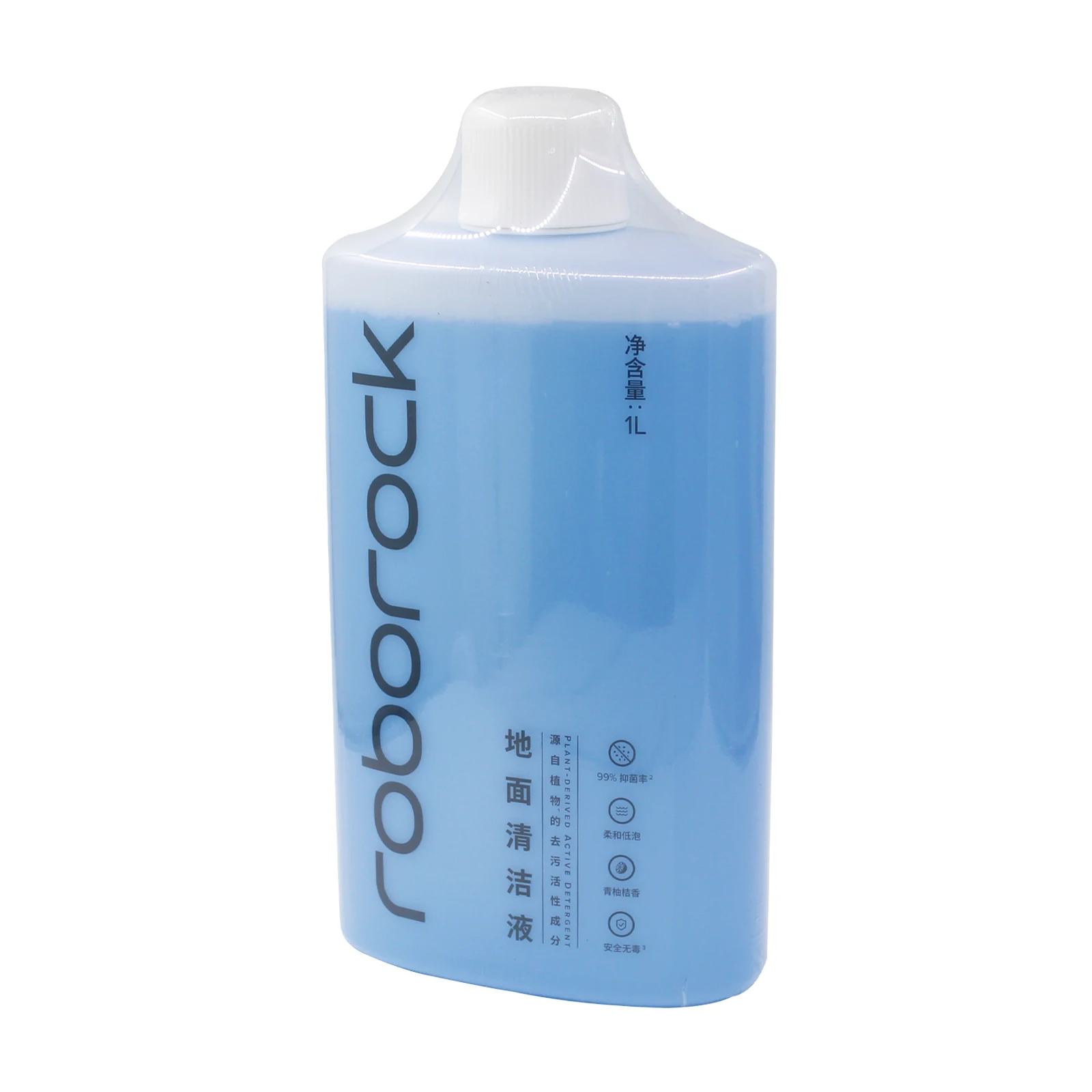 1L Original cleaning fluid for Roborock,99.9% Antibacterial, Non-toxic,soft low bubble,green pomelo orange fragrance