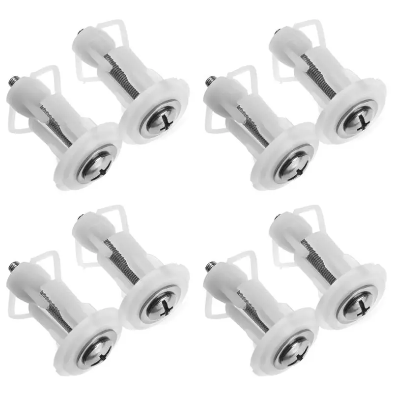 

Комплект из 8 винтов для крепления сиденья унитаза LLCS-8Pcs с гайками для скрытого монтажа, универсальный набор для крепления унитаза