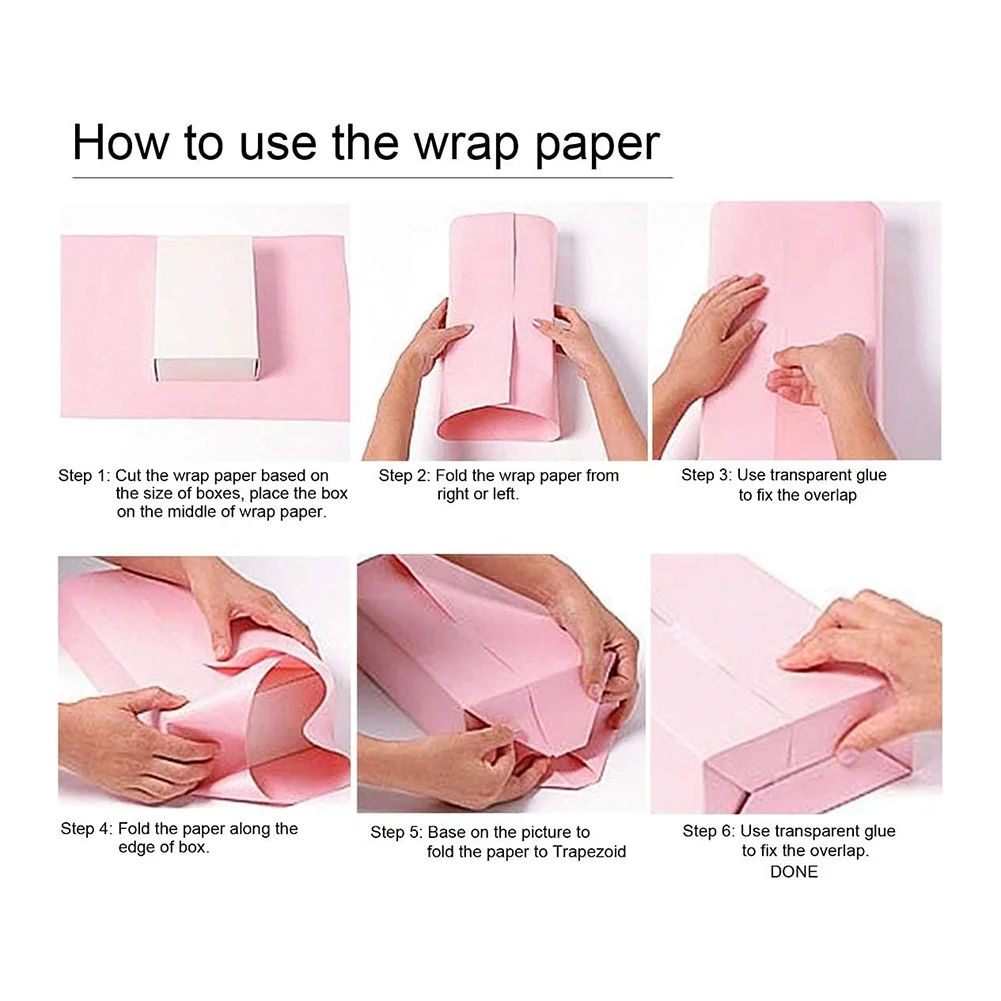 6 hojas de papel para envolver regalos, papel de regalo colorido multicolor para mujeres y hombres, cumpleaños o Navidad, 50CM X 70CM-POS