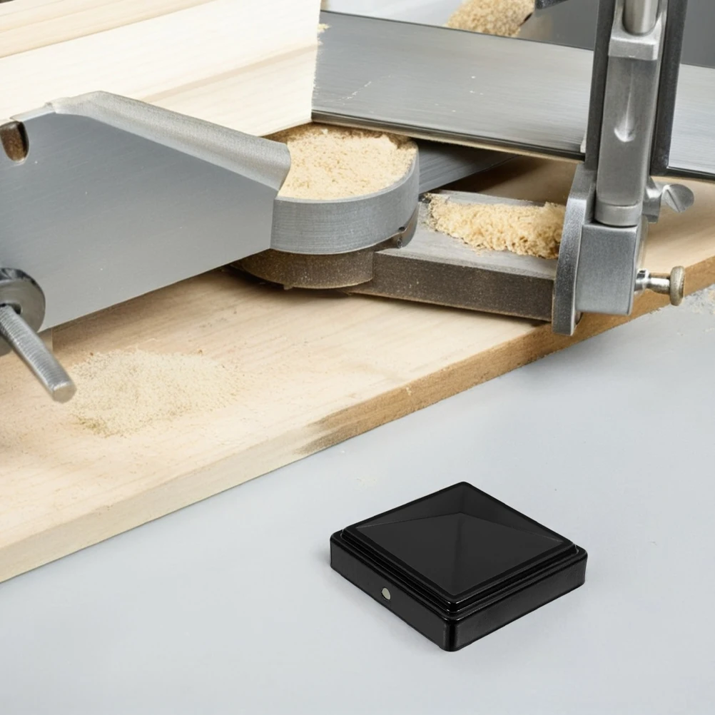 

6pcs Aluminum Square Fence Post Caps Metal Covers For External Deck Railing Protection Durable Topper Guardrail End Cover