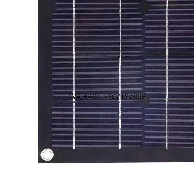 Wmwmnu 250W Flexible Solar Panel ETFE Monocrystalline Foldable 1570x796x3mm for RV Roof Balcony Camping