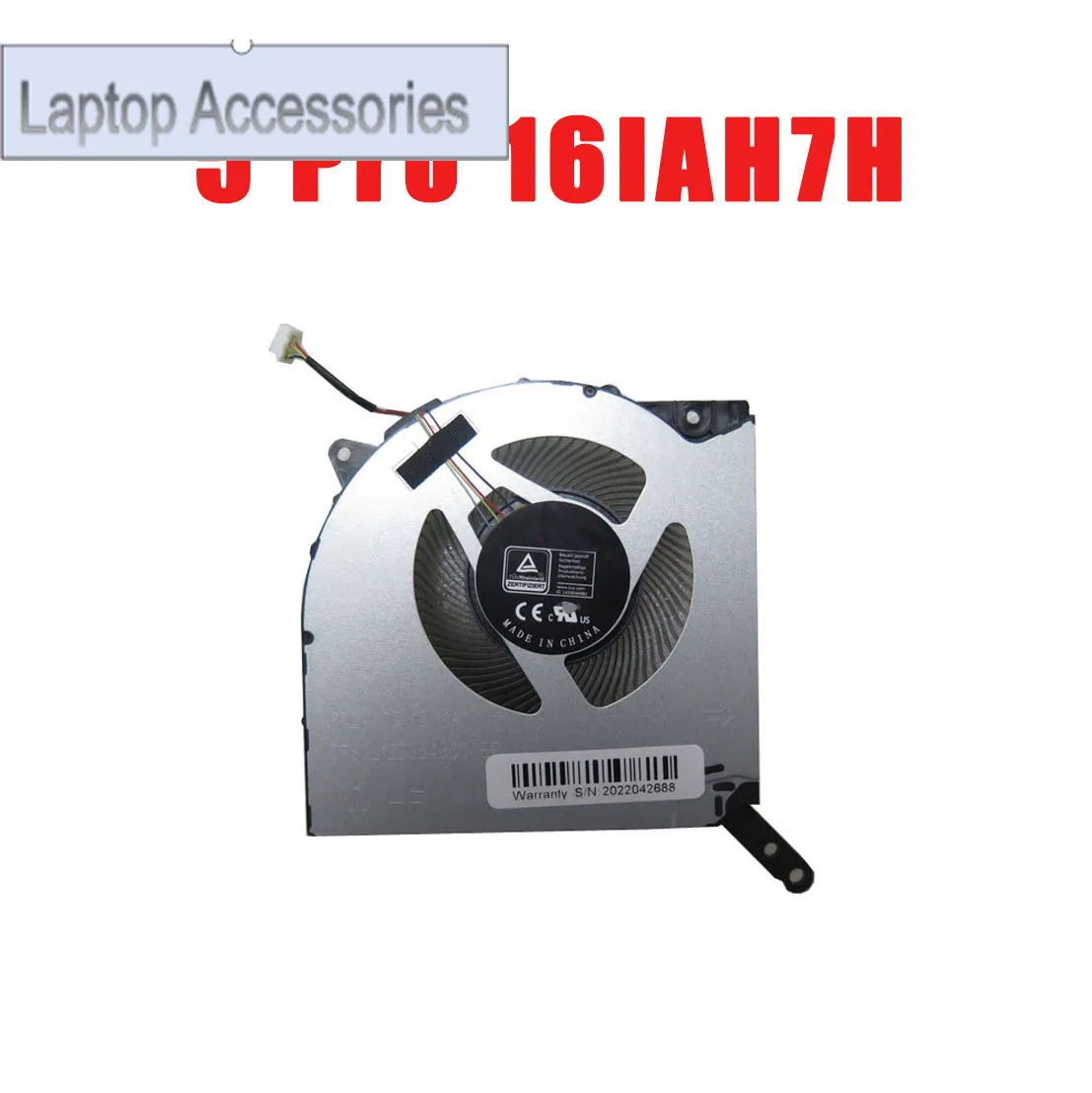 HJ FLaptop CPU Cooling Fan For Lenovo For Legion 5 Pro 16IAH7H 82RF DFSCL12E06486Q-FPLA DC 12V 1A