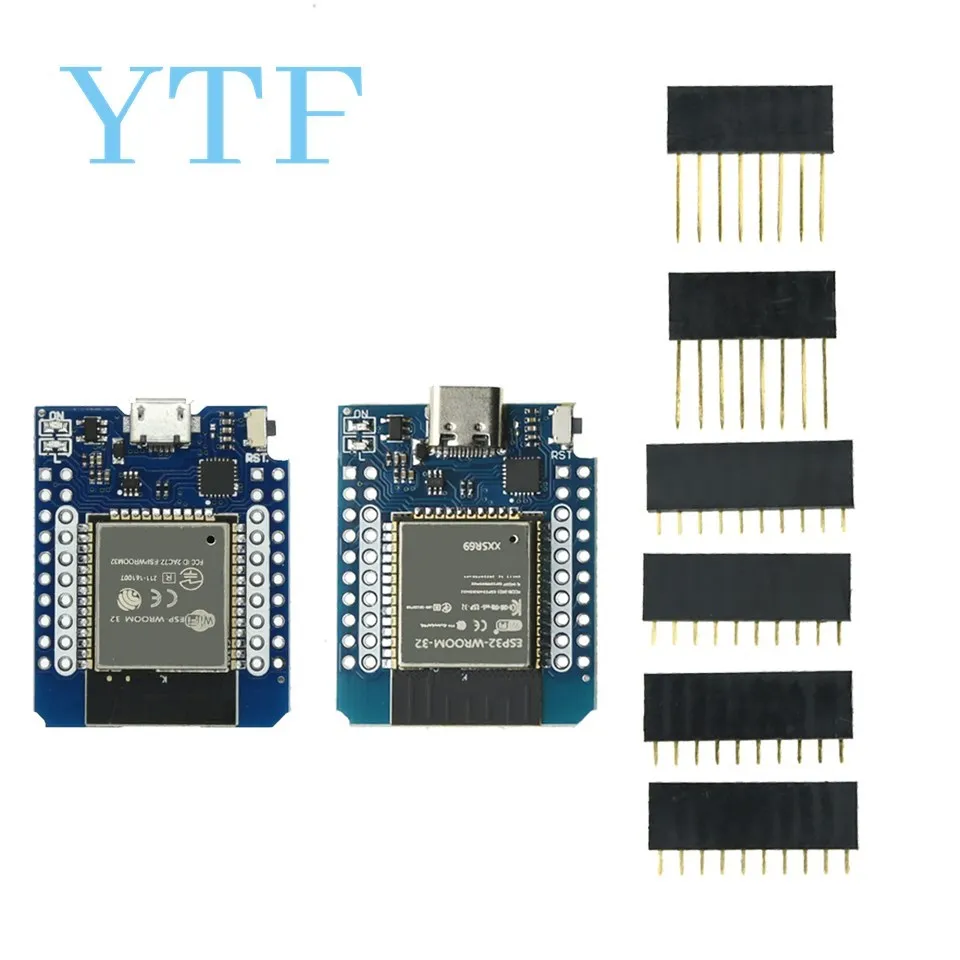 

D1 MINI ESP8266 ESP32 ESP-32S WIFI Bluetooth-совместимый модуль макетной платы CP2104 CH9102 для Arduino с контактами Wemos