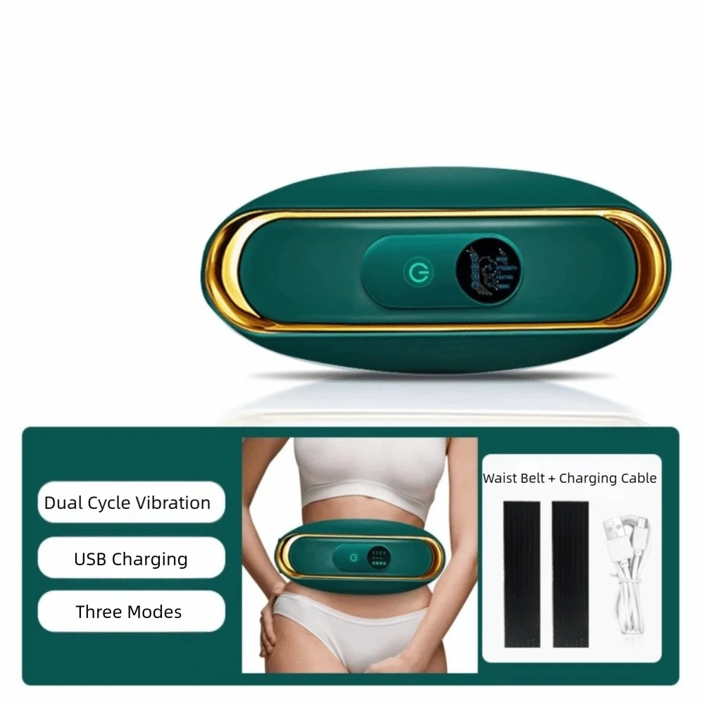 

USB Charging Belly Fat Burner Fat Burning Fitness Equipment Body Belly Fat Machine Abdominal Massage Slimming Belt Massager