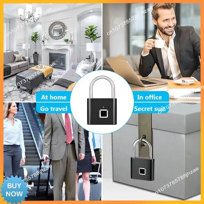 

A10R без ключа с зарядкой через USB, замок с отпечатками пальцев, умный замок, водонепроницаемый дверной замок, портативный противоугонный замок